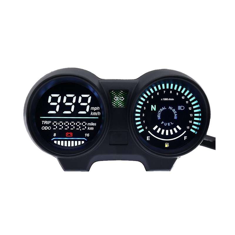 Motorcycle Led Digital Dashboard Motorcycle Rpm Meter Electronics Speedometer for Brazil 150 Cg150