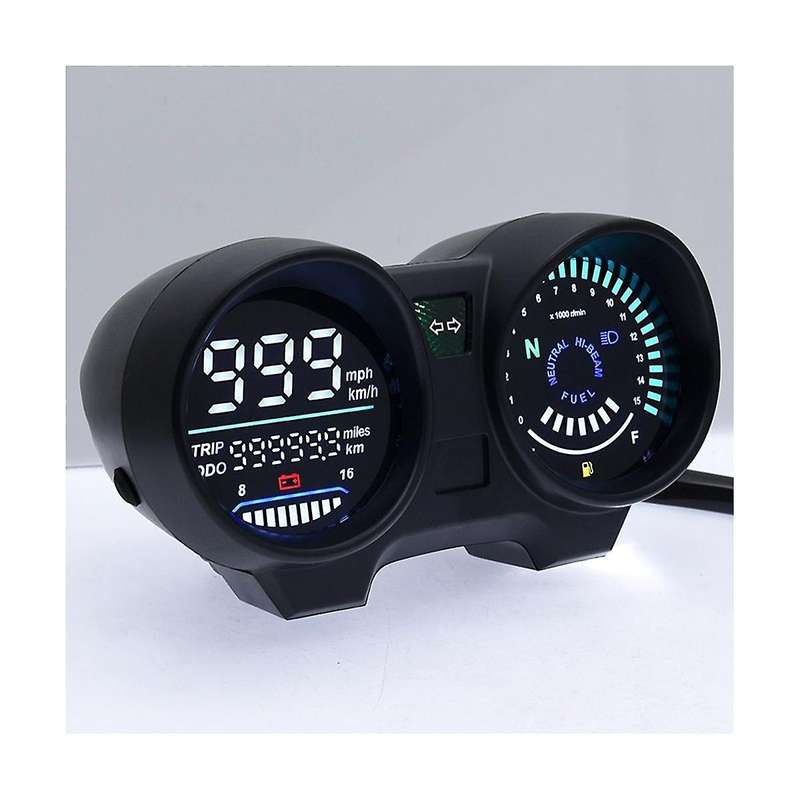 Motorcycle Led Digital Dashboard Motorcycle Rpm Meter Electronics Speedometer for Brazil 150 Cg150