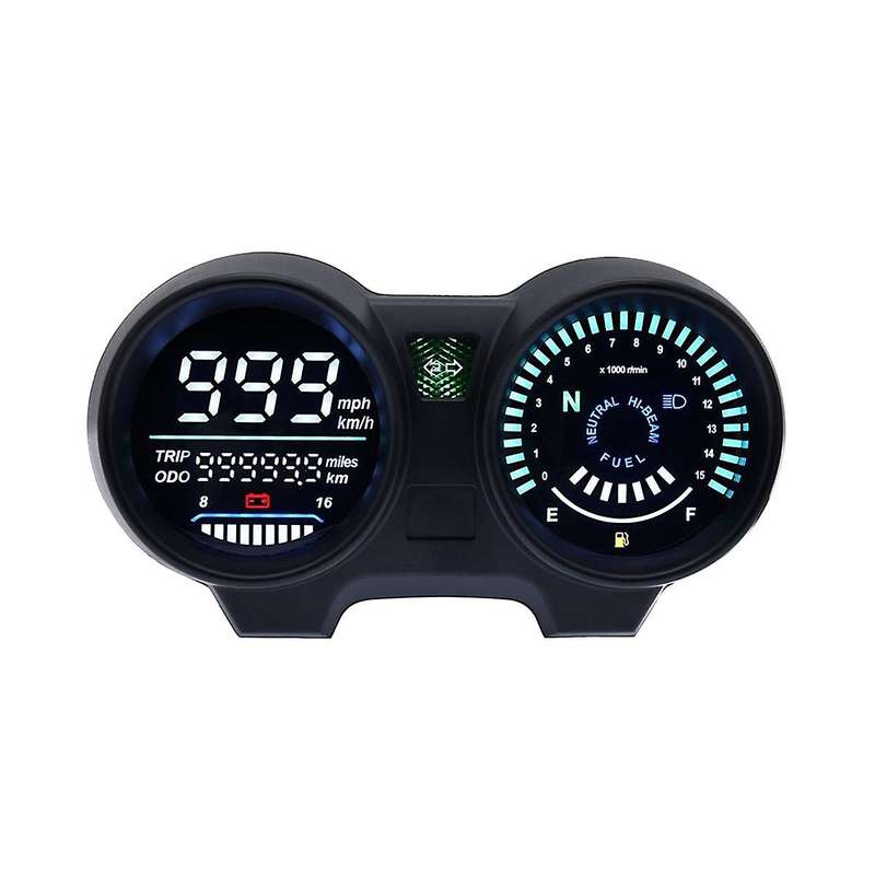 Motorcycle Led Digital Dashboard Motorcycle Rpm Meter Electronics Speedometer for Brazil 150 Cg150
