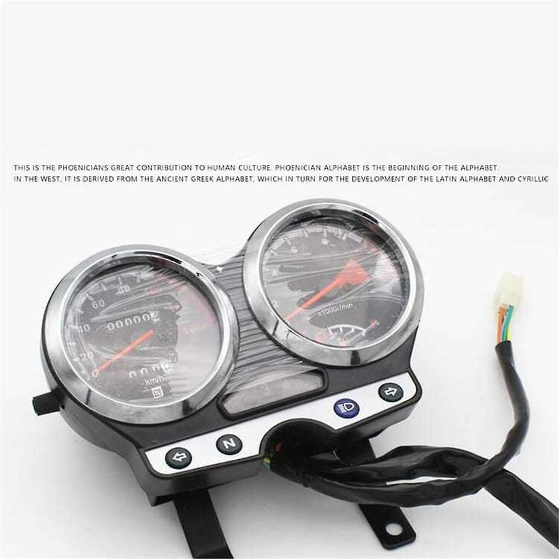 Motorcycle Led Instrument Assembly for GT125 GSX125/QS125 Brazil Colombia Odometer Tachometer