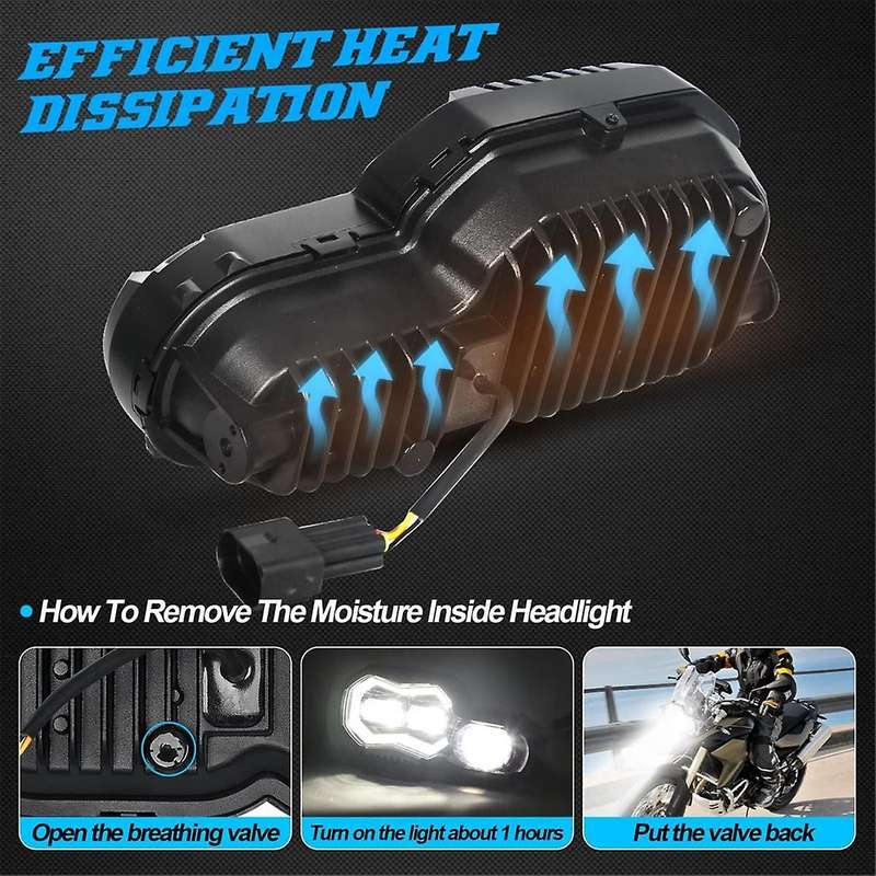 Motorcycle Led Headlight High Low Beam+drl Led Head Light Assembly for F800gs F800gs Adv Adventure F