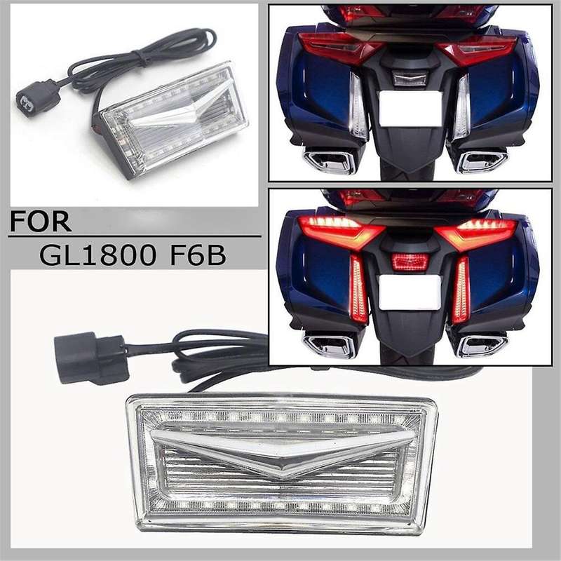 Motorcycle LED Reflector Lamp Brake Taillight Brake Light for Gold Wing GL1800 Tour 2018-2021