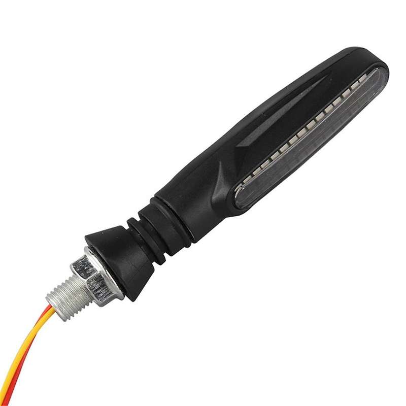 Motorcycle Led Lights High Bright Turn Signal Indicator Lights Front Rear White Day Running Lights
