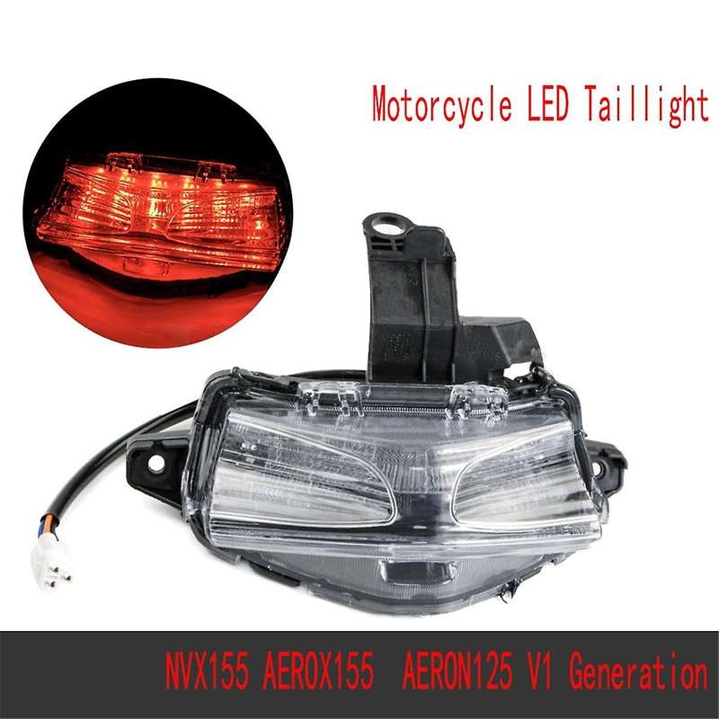 Motorcycle Led Taillight Brake Light Turn Signal Integrated for Nvx155 Aerox155 Aeron125 V1 Generati