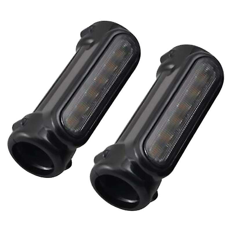 Motorcycle LED Turn Signal Bumper Anti-Collision Bar Guard LED Daytime Running Light for Cruiser Tou