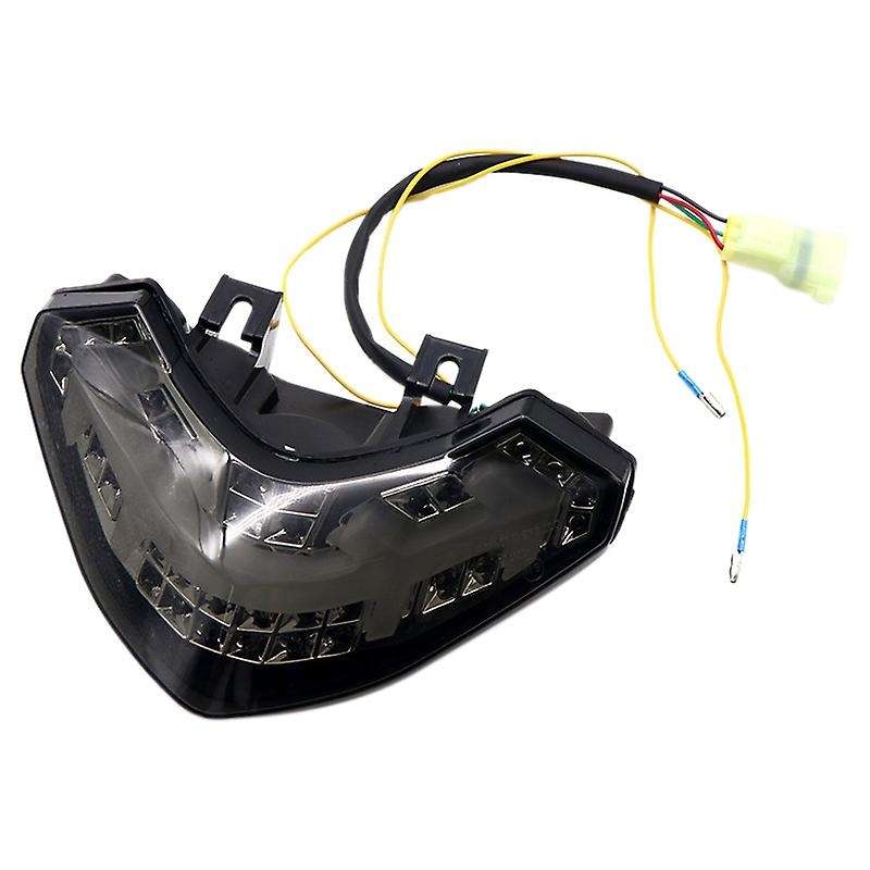 Motorcycle LED Tail Lights Brake Rear Turn Signals Integrated Light for 1200 2010-2014 Smoke