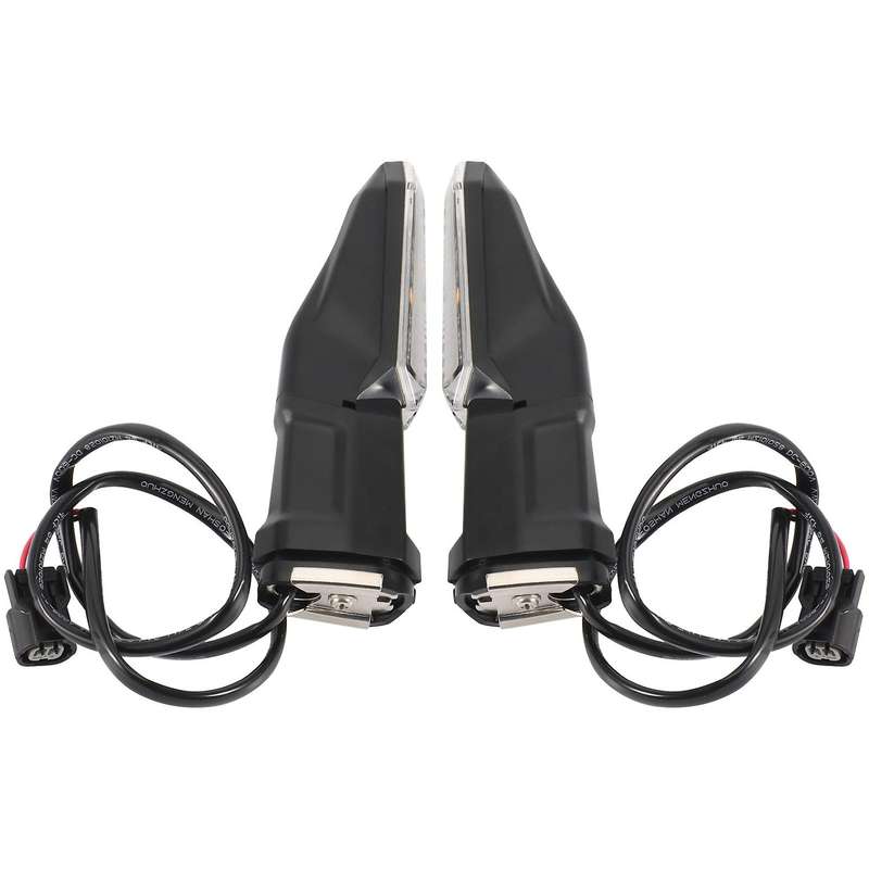 Motorcycle LED Turn Signal Indicator Lights Blinkers for Ninja Z H2 SE Z900 Z400(Transparent shell)