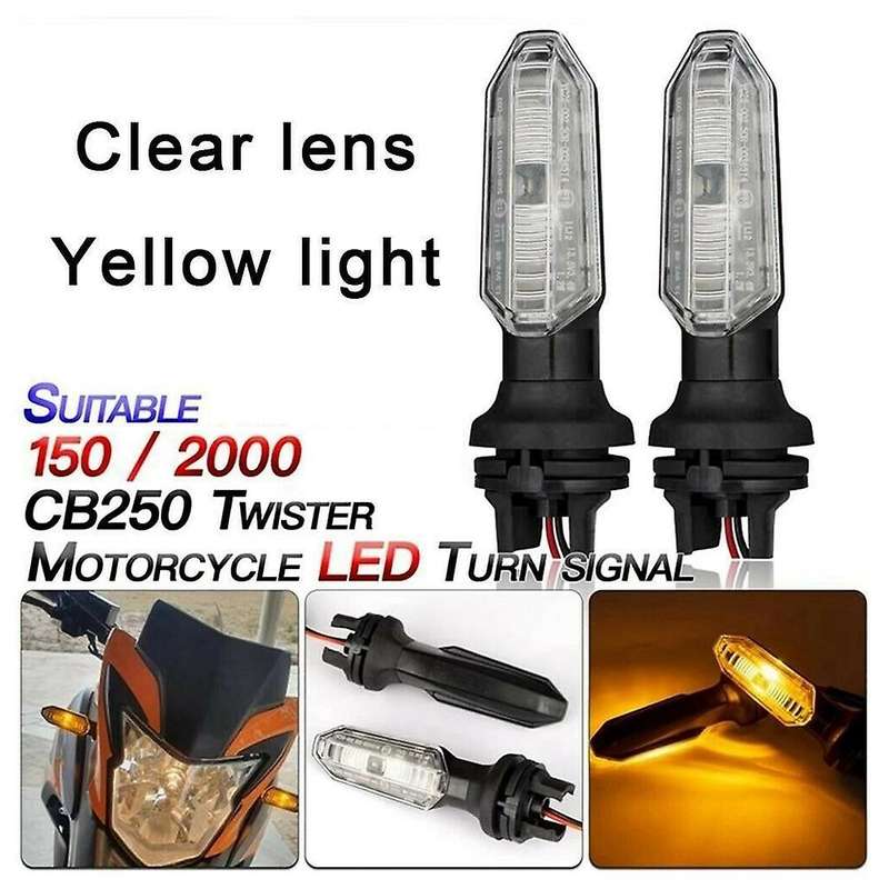 Motorcycle LED Turn Signal Dynamic Indicator Signal Light Motorcycle Accessories for CB250 TWISTER T