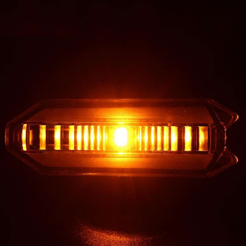 Motorcycle LED Turn Signal Indicator Light Blinker for NINJA 1000 650 400 300 250 Z1000SX(Black)