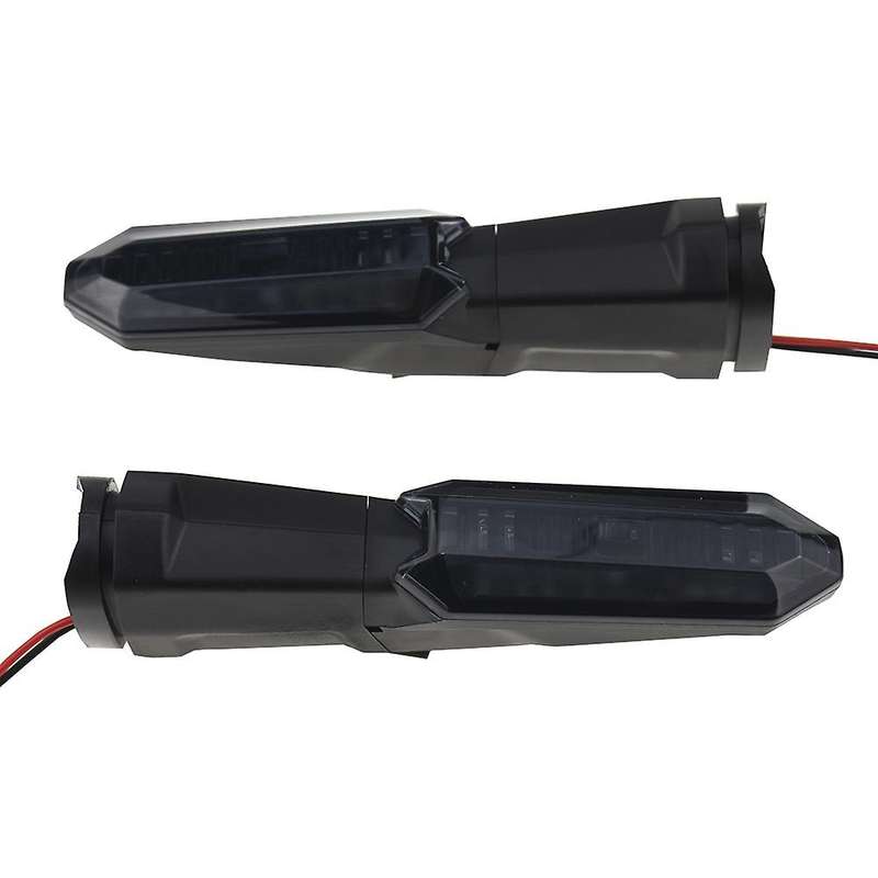 Motorcycle LED Turn Signal Indicator Light Blinker for NINJA 1000 650 400 300 250 Z1000SX(Black)