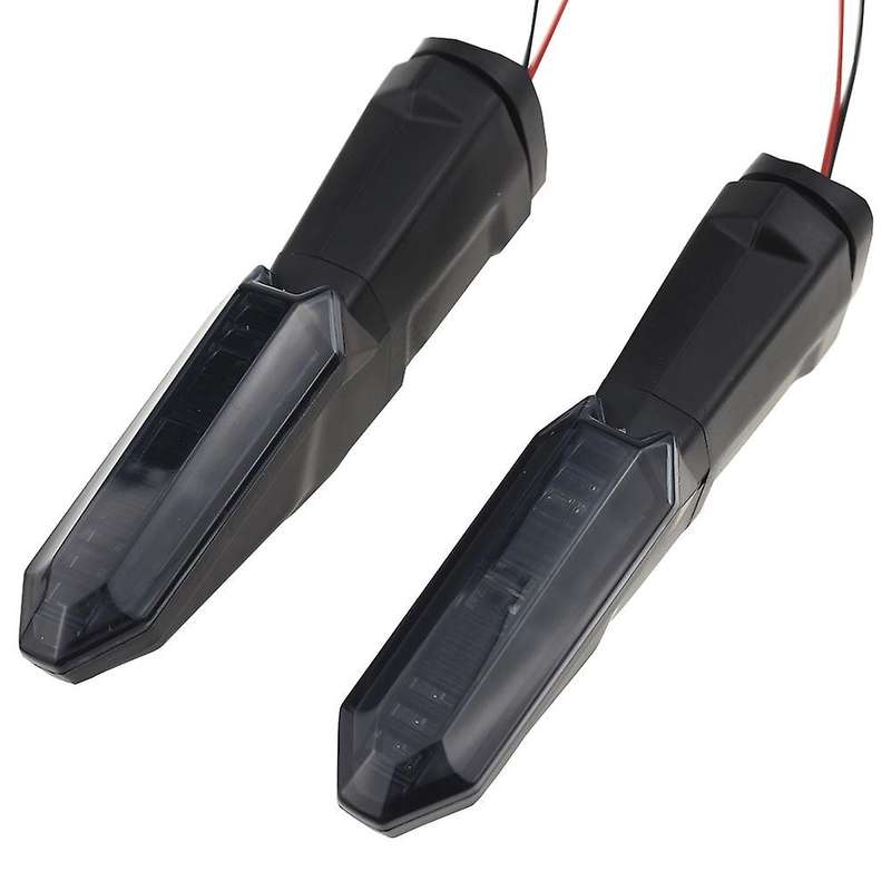 Motorcycle LED Turn Signal Indicator Light Blinker for NINJA 1000 650 400 300 250 Z1000SX(Black)