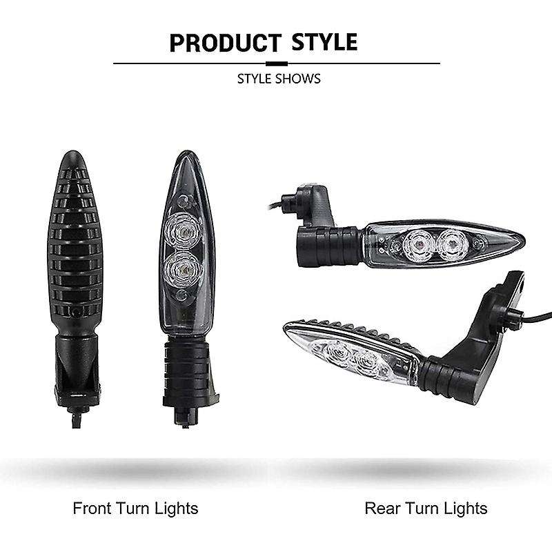 Motorcycle LED Turn Signals Indicators Turn Lights Replacement for - R1200GS G310R G310GS F800GS F70