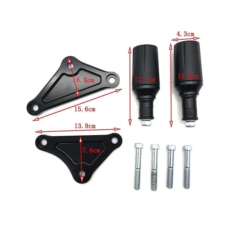 Motorcycle Left & Right for Gsxs1000 Katana 2019-2023 Engine Frame Anti-fall Stick Engine Protector