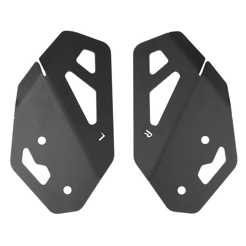 Motorcycle Left and Right Foot Peg Heel Cover Brake Cylinder Guard for 900 GT PRO (Black)