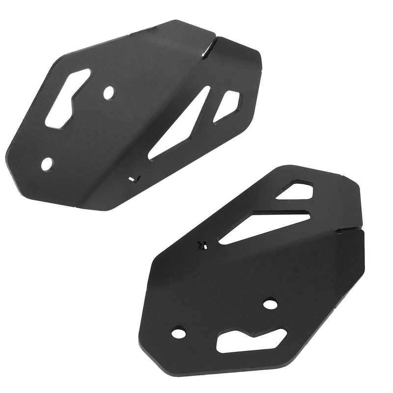 Motorcycle Left and Right Foot Peg Heel Cover Brake Cylinder Guard for 900 GT PRO (Black)