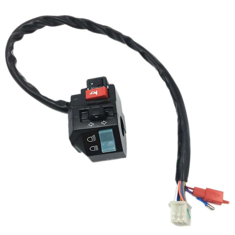 Motorcycle Left Handlebar Function Switch Handlebar Switch Assembly for Linhai 260 300 LH260ATV LH30