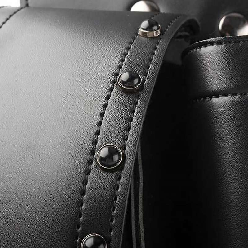 Motorcycle Left Saddle Bag Water Bottle Holder Bag Side Case Bag for Touring Road Street Glide