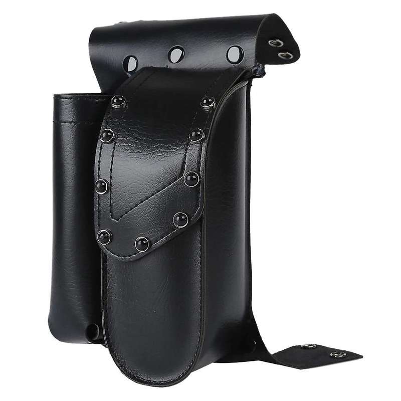 Motorcycle Left Saddle Bag Water Bottle Holder Bag Side Case Bag for Touring Road Street Glide