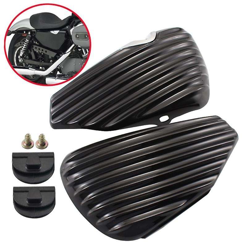 Motorcycle Left Right Side Oil Tank Cover Battery Cover for Nightster XL1200N XL Iron 883 1200 48 72