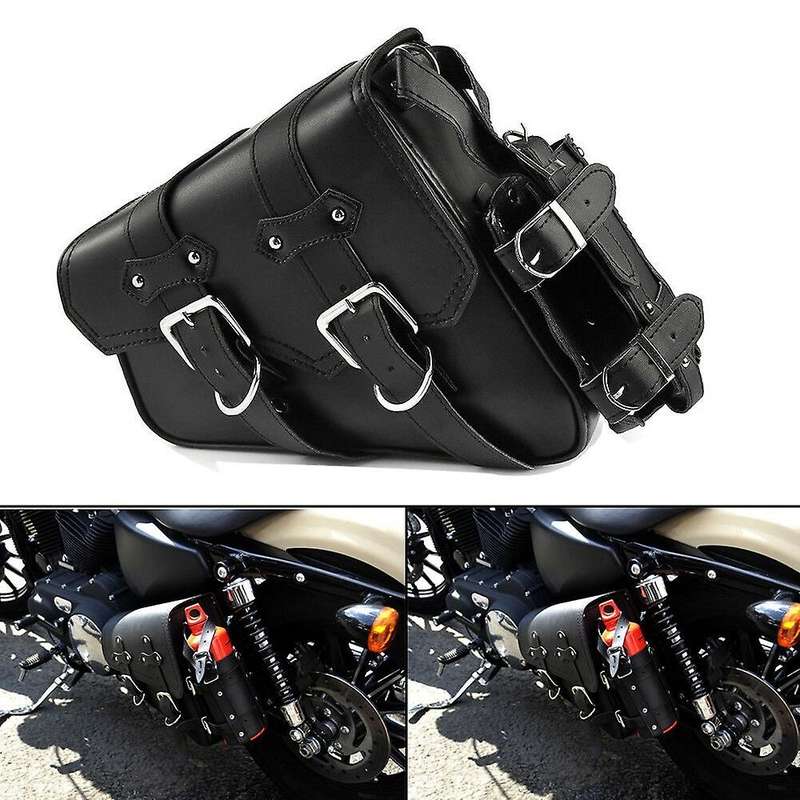 Motorcycle Left Saddlebag Motorcycle Saddle Bags for XL 883 XL 1200 Side Tool Bag Luggage Motorcycle