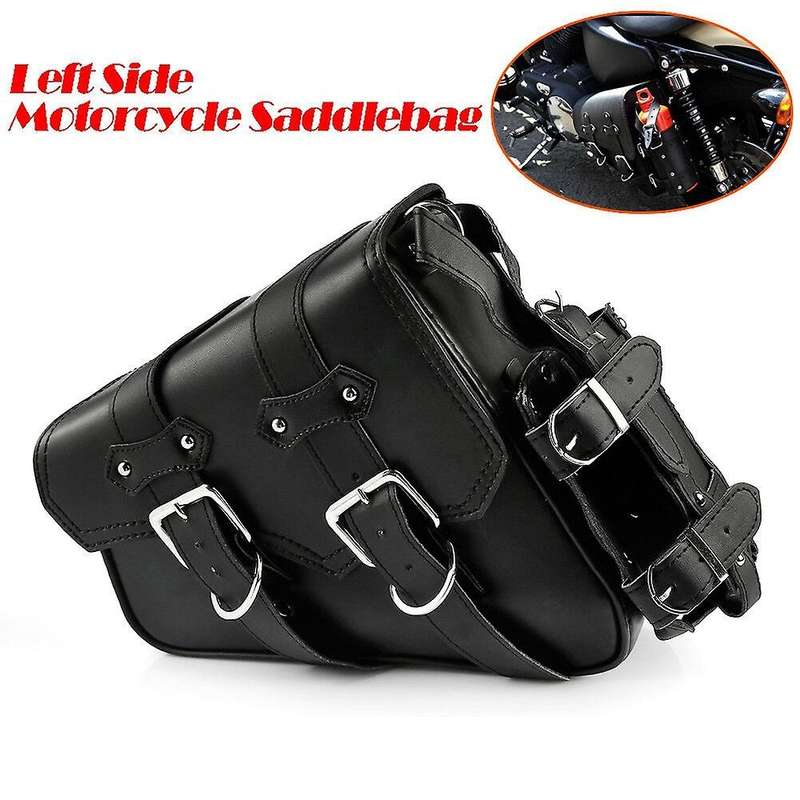Motorcycle Left Saddlebag Motorcycle Saddle Bags for XL 883 XL 1200 Side Tool Bag Luggage Motorcycle
