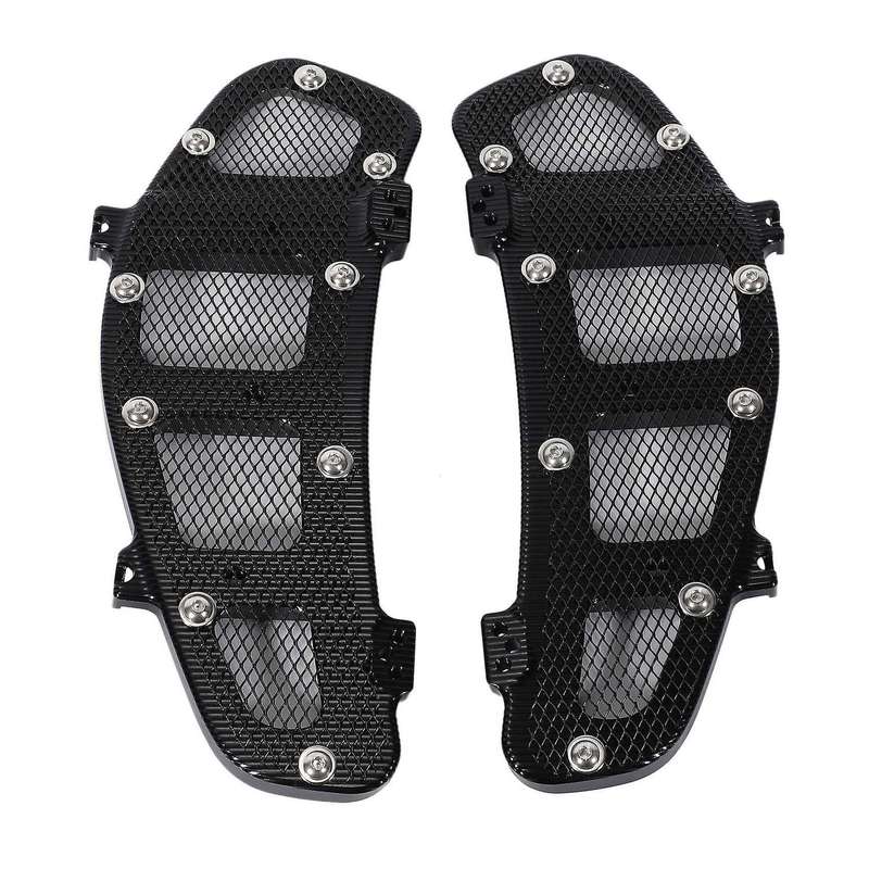 Motorcycle Left Right Radiator Guard Grille Protector Bezel Cover for 250 300 2013-2020(Black)