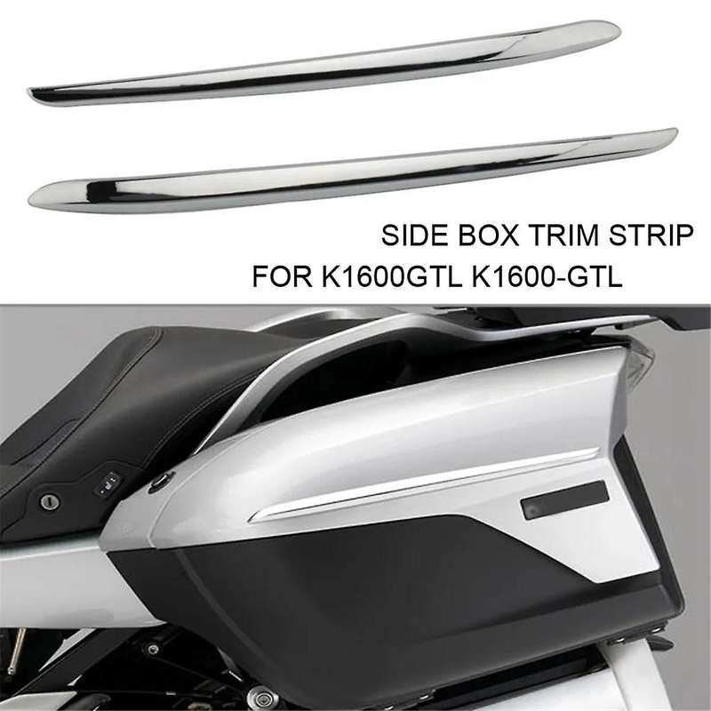 Motorcycle Left Side Box Trim Strip Side Panel Storage Box Plating Trim Strip Suitable for K1600GTL