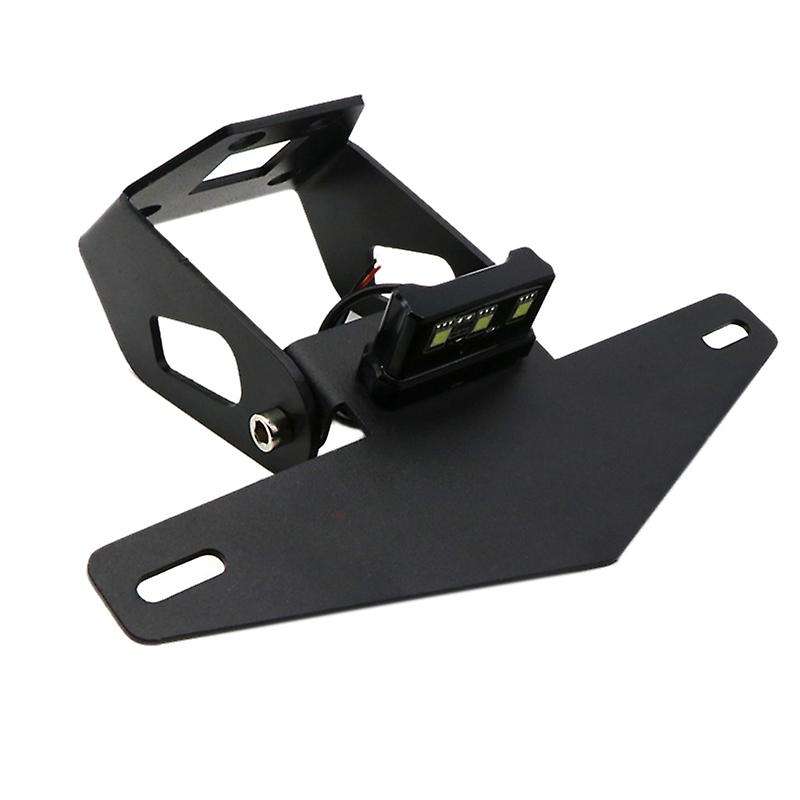 Motorcycle License Plate Bracket Holder Mount LED Light for NINJA 400 2018-2019 NINJA 250 Z400 2019-