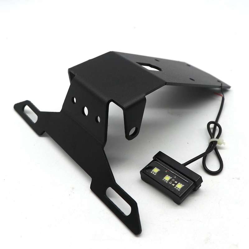 Motorcycle License Plate Bracket Holder Mount LED Light for NINJA H2 H2- Zx1000 2018-2020