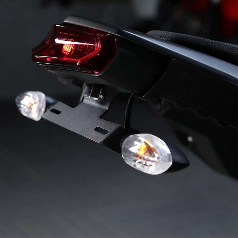 Motorcycle License Plate Holder Bracket for 700/World Raid XTZ700 Tail Tidy Eliminator LED