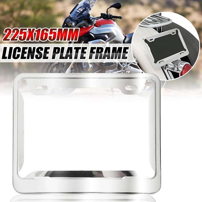Motorcycle License Plate Frame Number Plate Cover Protection for Spain Universal