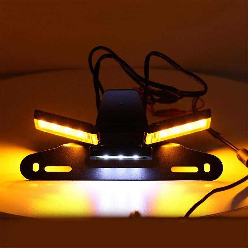 Motorcycle License Plate Holder for Panigale V4 R S 2018-2022 V4S V2 Rear Tail Tidy Eliminator LED