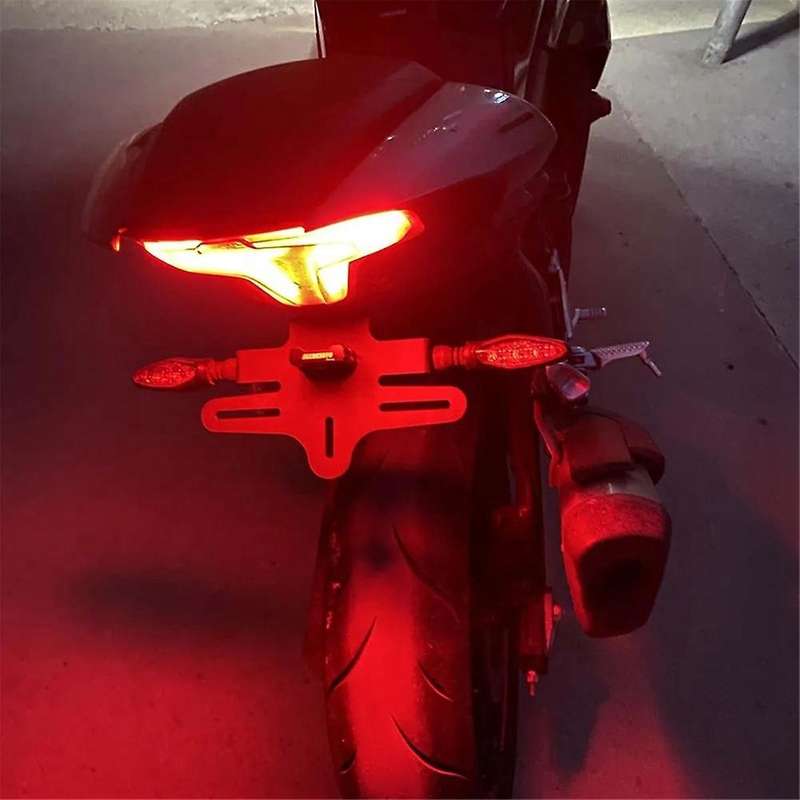 Motorcycle License Plate Holder Tail Light Bracket Tidy Eliminator for 450SR 450SS MOTO 450