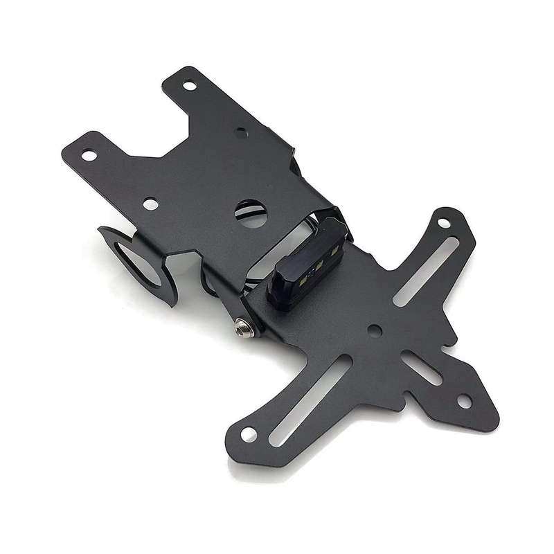 Motorcycle License Plate Holder Tailstock Bracket Mounting Frame with Led Light for Xsr 155 Xsr155 2
