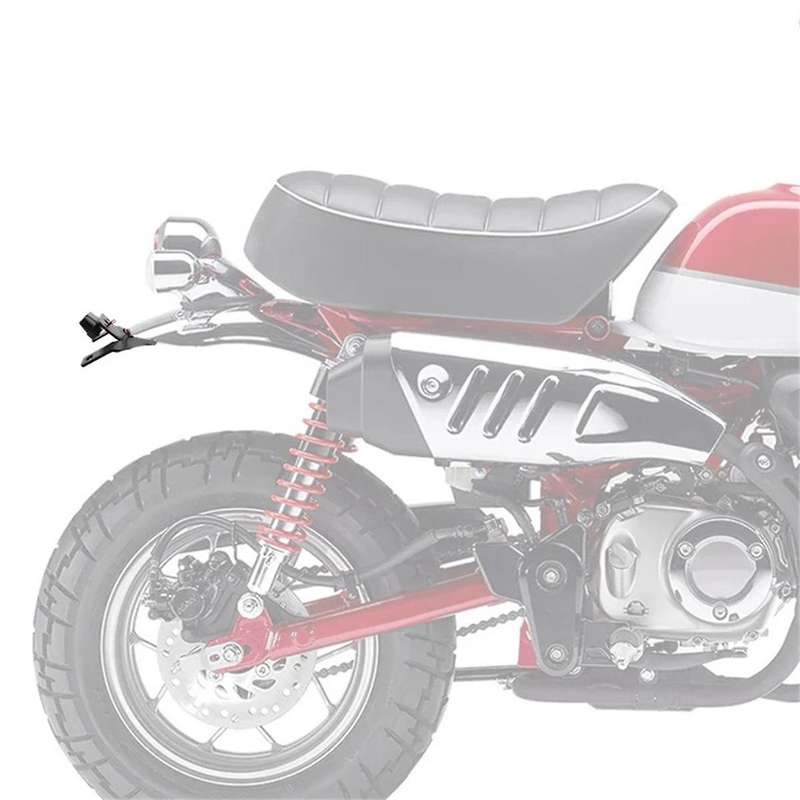 Motorcycle License Plate Holder Tail Light Turn Signal Bracket Tidy Eliminator for Monkey 125 2018-2