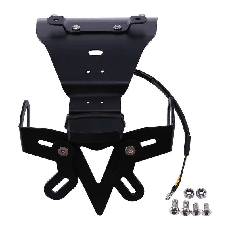 Motorcycle License Plate Holder with LED for YZF R3 YZFR3 2015-2017 Frame Tail Tidy Mudguard Elimina