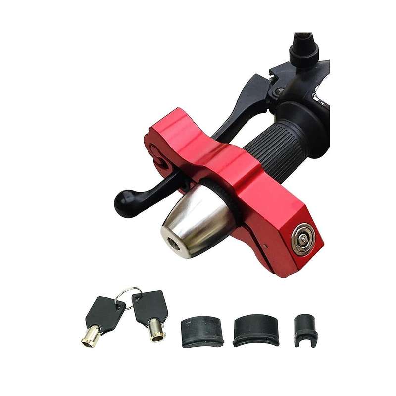 Motorcycle Lock, Handlebar Lock with 2 Keys, Anti Theft Motorcycle Brake Lock for Motorcycle Bike At