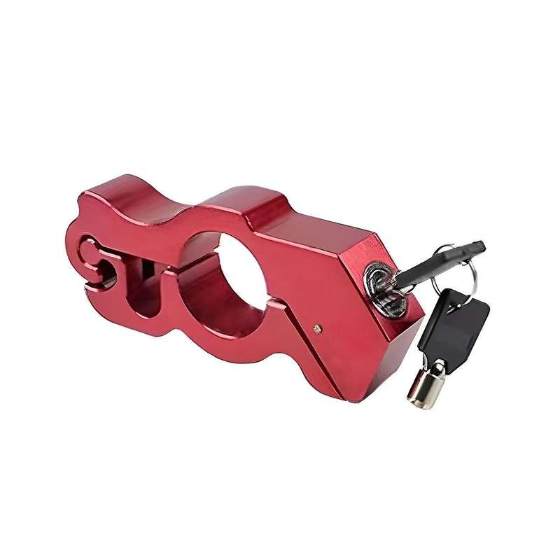 Motorcycle Lock, Handlebar Lock with 2 Keys, Anti Theft Motorcycle Brake Lock for Motorcycle Bike At