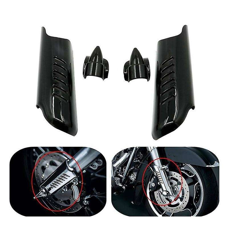 Motorcycle Lower Fork Leg Cover Guard Deflector Shield for Touring Street Glide FLHX Road FLHR 2000-