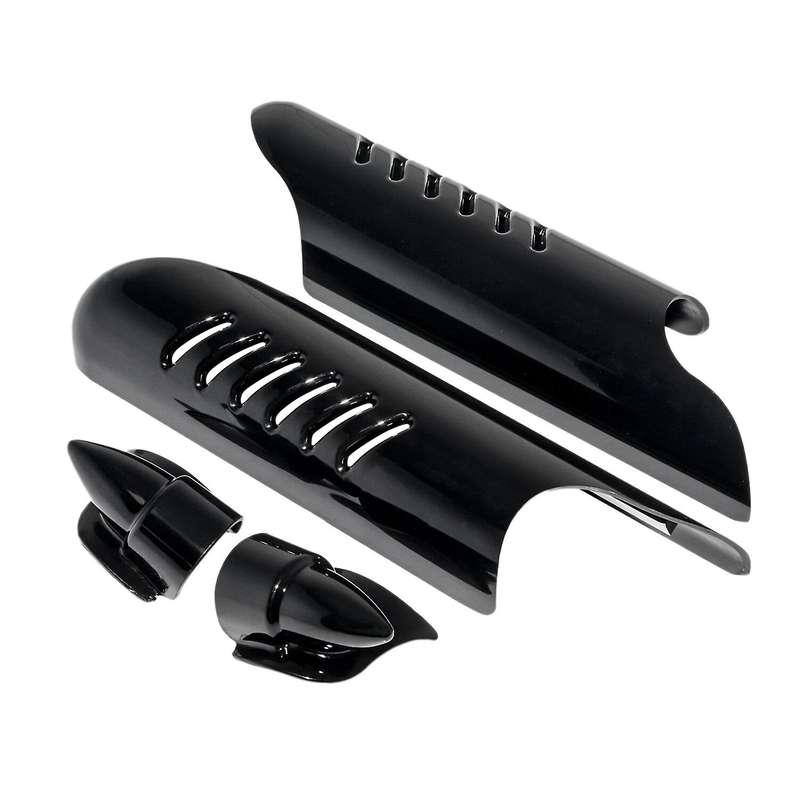 Motorcycle Lower Fork Leg Cover Guard Deflector Shield for Touring Street Glide FLHX Road FLHR 2000-