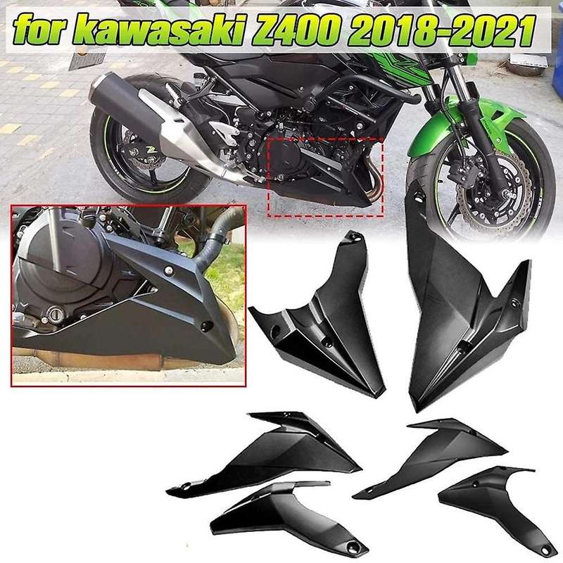 Motorcycle Lower Engine Spoiler Fairing Cover Protection Device for Z400 2018 2019 2020 2021