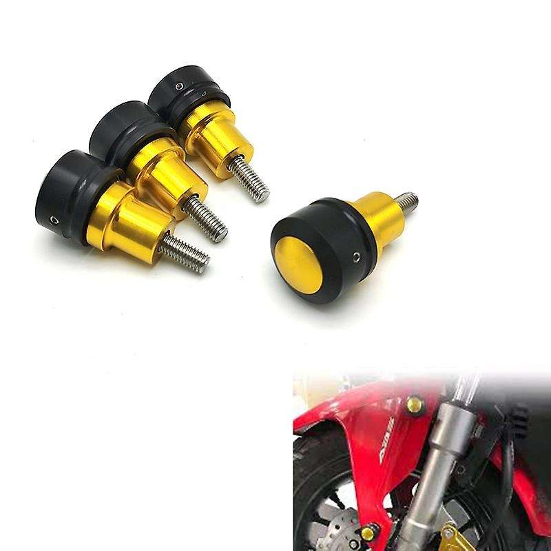 Motorcycle M6 Front Frame Slider Screw Bolt Fork Protector Bolt 6mm for ADV150 Nmax155 Red