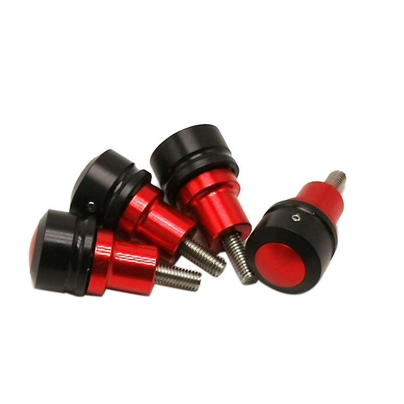 Motorcycle M6 Front Frame Slider Screw Bolt Fork Protector Bolt 6mm for ADV150 Nmax155 Red
