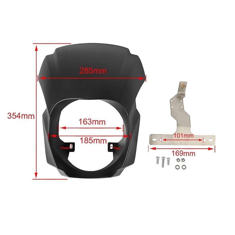 Motorcycle Matte Black Front Headlight Fairing Cover Mask for Softail Breakout Fxbrs 114 Fxbr 107 20