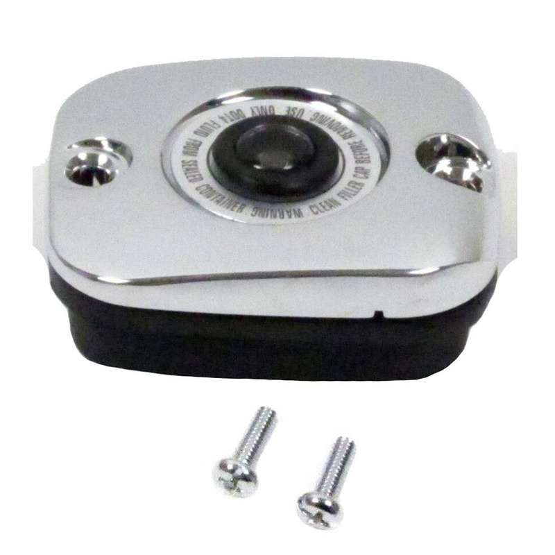 Motorcycle Master Cylinder Cover Pump Cap for Softail Fat-Boy Road Touring Trike Street FXDF