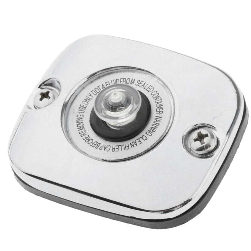 Motorcycle Master Cylinder Cover Pump Cap for Softail Fat-Boy Road Touring Trike Street FXDF