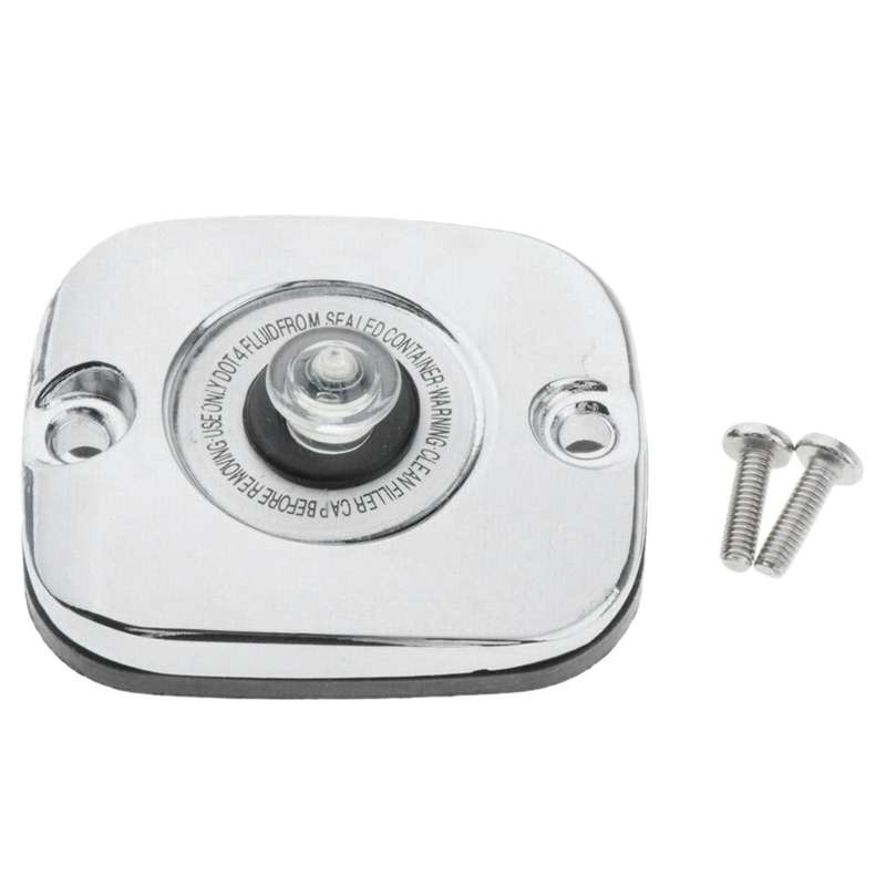 Motorcycle Master Cylinder Cover Pump Cap for Softail Fat-Boy Road Touring Trike Street FXDF