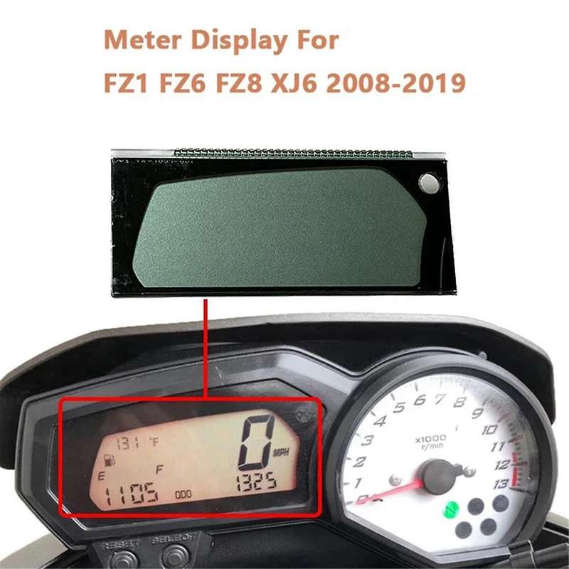 Motorcycle Meter Display for FZ8 FZ8N XJ6 XJ6N XJ6S 2008-2019 Speedometer Instrument LCD Screen Repa