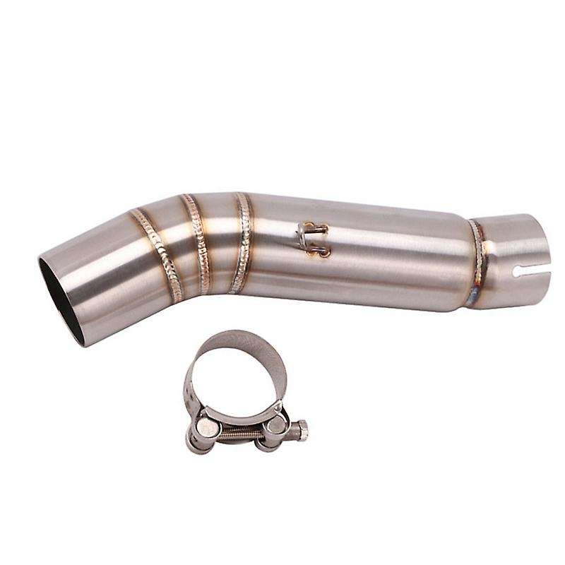 Motorcycle Middle Pipe Link Pipe Exhaust Slip-on Section for CBR500 without Exhaust Muffler
