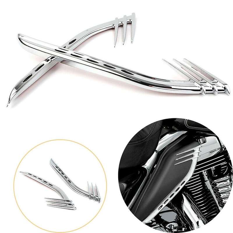 Motorcycle Mid-Frame Air Deflector Motorcycle Accent Trim for Road Glide CVO Ultra FLTRUSE